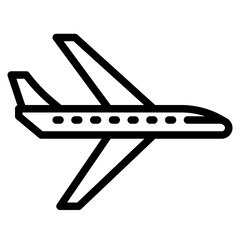 Wall Mural - plane icon