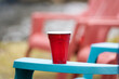 Plastic red cup