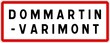 © BaptisteR - Panneau entrée ville agglomération Dommartin-Varimont / Town entrance sign Dommartin-Varimont