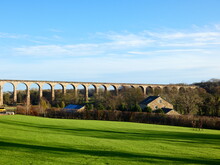 Crimple Valley Viaduct View, Winter 2022, Harrogate, UK