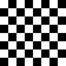 Black And White Chessboard Pattern With Checkers, Checkerboard Texture For Chess Game