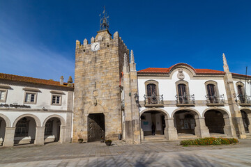 Caminha city hall and clock tower