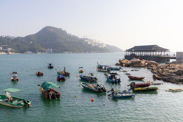 Canvas Print - Hong Kong Stanley bay with the famous pavilion