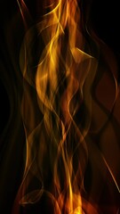 Wall Mural - Abstract Slow Motion Flame Background Loop