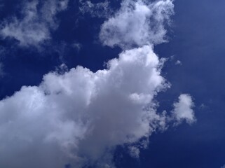 blue sky with clouds