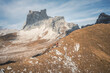 © plpictures by Paedii Luchs/Stocksy - Tiny trail runners in a vast mountain landscape.