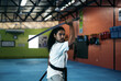 © Pedro Merino/Stocksy - Man training haidong gumdo with katana