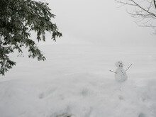 Winter Landscape Snowman