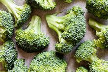 Green Vegetable Broccoli Close Up