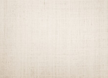 Jute Hessian Sackcloth Burlap Canvas Woven Texture Background Pattern In Light Beige Cream Brown Color Blank Decoration.