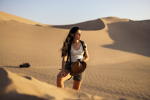 Young Woman In The Desert