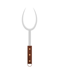 Wall Mural - bbq fork utensil