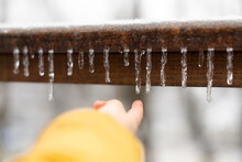 Touching An Icicle