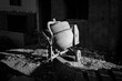 © Dominic Dähncke/Stocksy - A cement mixer.