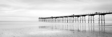 Saltburn Pier Redcar And Cleveland Black And White