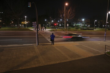 Poster - Urban environment at night