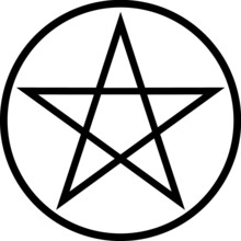 Pentagram Star Vector Icon Isolated