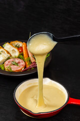 Wall Mural - チーズソース アリゴ France-style cheese sauce Aligot