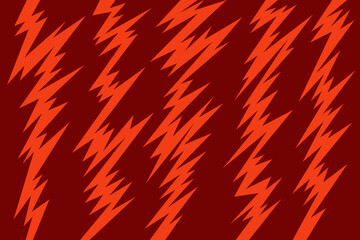 Wall Mural - Abstract background with various sharp, zigzag and lightning pattern