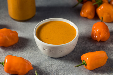 Homemade Organic Habanero Hot Sauce