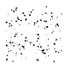 Poster - Random dots, circles pattern. Polka dots, pointillist, stippling background