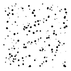 Poster - Random dots, circles pattern. Polka dots, pointillist, stippling background