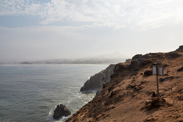 The Cerro Azul district is one of the sixteen that make up the province of Cañete located in the department of Lima on the central coast of Peru. Within the ecclesiastical division of the Catholic Chu