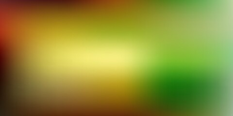 Light green, yellow vector blur pattern.