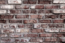 Old Red Brick Wall Background And Grunge Texture