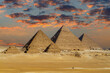 the pyramids of giza in Egypt