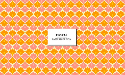 Floral vector pattern design 