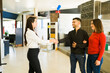 © AntonioDiaz - Clients making a deal with a salesperson