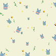 © Jane_S - Cute elephant with flower and butterfly cartoon illustration. Can be used for t-shirt print, kids wear fashion design, baby shower invitation card.