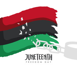 Poster - juneteenth freedom day campaign