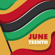 juneteenth freedom day lettering card