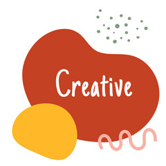 Wall Mural - doodle fun banner template for social media posts, stores, blogs, sale sticks, and so on. abstract s