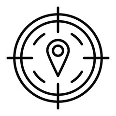 Sticker - GPS Icon Style