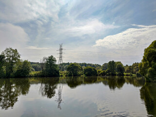 Wall Mural - The Sovkhozny (State farm) pond in Izmaylovo park