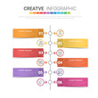 © auchara - Infographic design elements for your business with 6 options, parts, steps or processes, Vector Illustration.