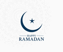 Ramadan Mubarak Logo Design. Happy Ramadan Design Vector.