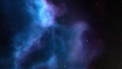 deep space nebula with stars. bright and vibrant multicolor starfield infinite space outer space bac