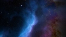 Deep Space Nebula With Stars. Bright And Vibrant Multicolor Starfield Infinite Space Outer Space Background With Nebulas And Stars. Star Clusters, Nebula Outer Space Background 3d Render	
