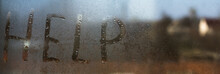 The Inscription On The Fogged Window. Help.