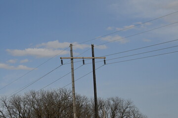 Canvas Print - Power Lines