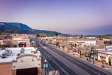 Fototapeta Niebo - Cedar City Utah Historic Downtown