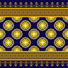 Wall Mural - gold and pattern