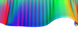 Vielfarbiges Wellenmuster, Hintergrund , Deko, Muster - 3D Rendering