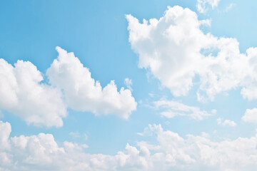 Wall Mural - Cloudy sunny sky Good for compositing backgrounds with Photoshop