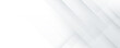 © MooJook - Abstract white background with minimal geometric shapes. Modern graphic pattern design. Simple white and gray gradient texture. Elegant horizontal banner with space for your text. Vector illustration