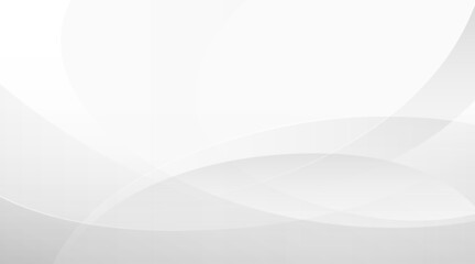 abstract modern white and gray gradient curve background. smooth graphic pattern. simple curve shape